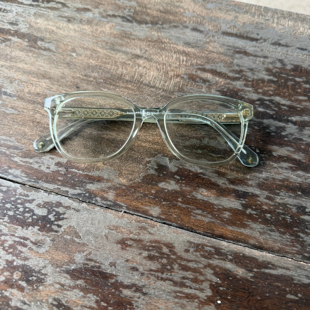 Kate Spade New York Translucent Sage Green Floral Filigree Optical Frames